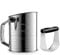 Yummy Sam 3 Cup Stainless Steel Rotary Hand Crank Sifter with 16 Fine Mesh Screen and 4 Wire Agitator