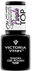 Victoria Vynn Top Shimmer No Wipe UV Led Gel Polish Nails Soak Off 8ml PURPLE