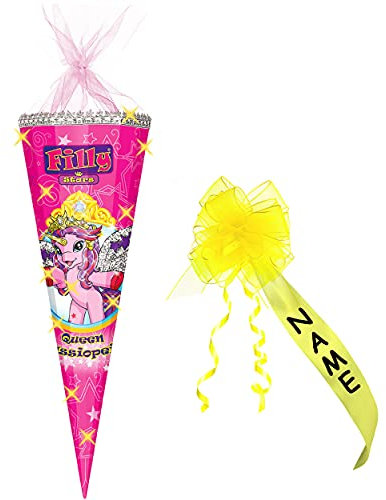 alles-meine.de GmbH stabile Spitze - aus Kunststoff - verschiedenes Zubehör frei wählbar - passend für 3-D Glitzer Effekt ! - Schultüte - Einhorn - Filly Stars - Pferd - 70..