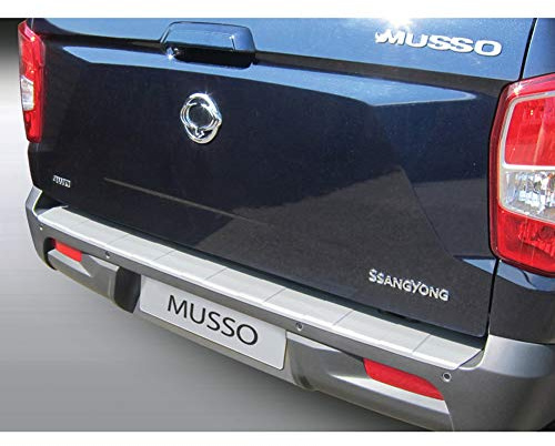 RGM ABS Heckstoßstangenschutz kompatibel mit Ssang Yong Musso 2018- 'Ribs' | kompatibel mit Ssang Yong Musso 2018- 'Ribs'