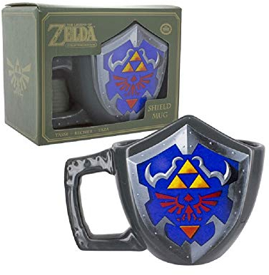 Legend of Zelda - Taza de café 3D, diseño con escudo de Link Hylia Shield