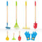 Hortem de Jardin pour Enfants comprennent de Longs râteaux, Une Pelle, Une houe, Un râteau à Feuilles et de Petits Outils à Main, des Gants de Jardin