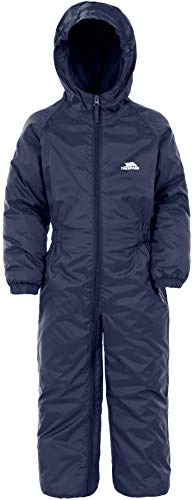 Trespass Dripdrop Waterproof Rain Suit with Hood Kids Unisex (Twilight, 12/18 Months)