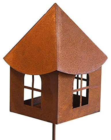 UNUS Gartenstecker Rost Haus