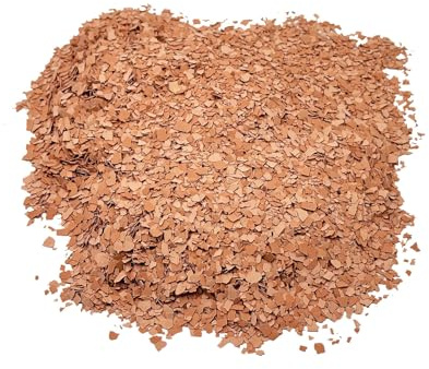 BEKATEQ Farbchips in Karamell 1kg, Dekochips, Farbflocken für Epoxidharz Bodenbeschichtung, 1K & 2K PU Bodenfarbe, Alkydharz Betonfarben - Garagenböden, Keller, Wohnraum, Werkstatt BK-130