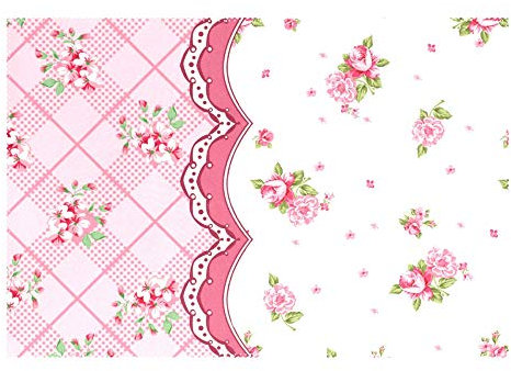 RELEESSS Platzsets Rose Flower Plaid rutschfest hitzebest?ndig waschbar Platzsets 1 St¨¹ck