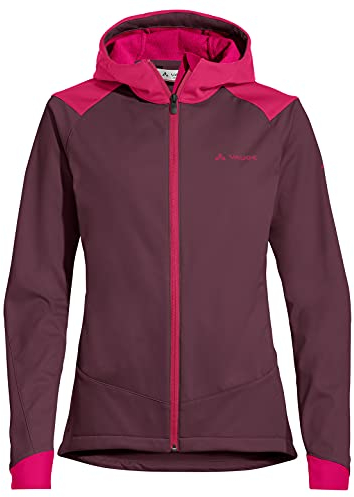 VAUDE Damen Women's Qimsa Softshell Jacket, Cassis, 38 EU