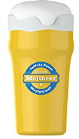 MOJIPOWER, Besondere Powerbank, Tragbares Ladegerät, 4500 mAh, Kompatibel mit iOS und Android, Power Bank für Smartphones, Tablets, Bluetooth-Geräte - Modell Bier