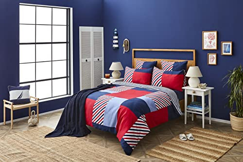 Nautica Home Morris BETTWÄSCHE Set 100% Baumwolle 200X200 + 2X80X80