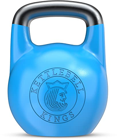 Kettlebell Kings | 33mm Competition style Kettlebell Weights For Women & Men | Designed For Comfort in High Repetition Workouts | Superior Balance For Better Workouts (6KG)