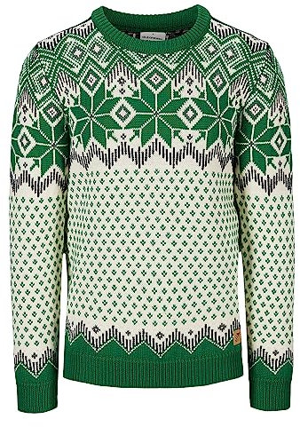 Dale of Norway Herren Vegard Pullover, Bright Green-Off White, L