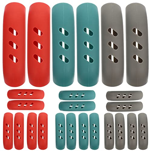 BESTonZON 24 Stücke Silikon Topfgriffe Halter Heiß Griffhalter Silikon Assist Griff Halter Hitzebeständig Topfgriff Hitzeschutz für Gusseisen Bratpfannen Eisenpfannen Ofenschalen
