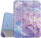 TiMOVO Case for iPad (A16) 11th Generation 11 Inch 2025/iPad 10th Generation 10.9 Inch 2022, Slim Stand Cover with Hard Translucent Back, Support Touch ID, Auto Wake/Sleep, Purple Starry Sky