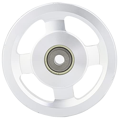 Akozon Riemenscheibe, Home Gym Attachments Übungs-Krafttrainingszubehör 115 Mm Fitness-Riemenscheibe aus Aluminiumlegierung (Durchmesser 115 mm)