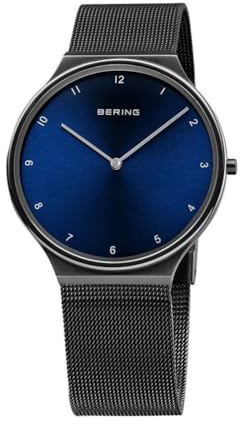 BERING Damen Uhr Quarz Movement - Ultra Slim Collection mit Edelstahl und Saphirglas 18440-227 - Wasserdicht: 3 ATM
