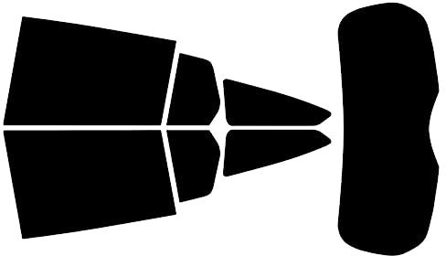Passgenaue Tönungsfolie für Focus 5-Türen Kombi 2018-... Heck/Seitenscheiben (50% Hellschwarz)