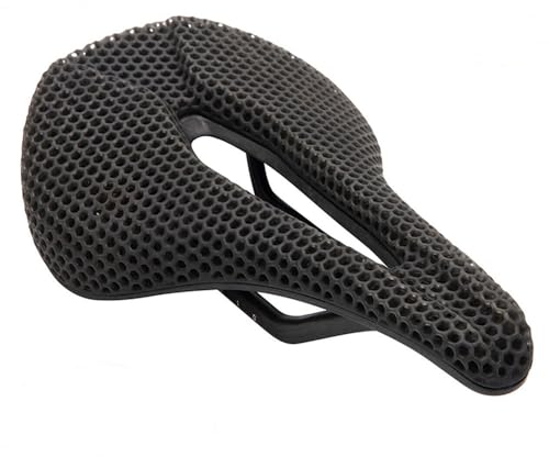 BUCKLOS 3D-bedruckter Fahrradsattel, Fahrradsitz, Mountainbike, Straße, bequemes Fahrradkissen, passend für MTB, BMX, XC, Gravel-Bikes, Rennräder