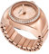 FOSSIL Montre Bague pour Femme, Mouvement à Quartz avec Bracelet en Acier Inoxydable