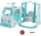 AIYAPLAY Gioco per Bambini 6 in 1 Set con Scivolo, Altalena, Canestro e Macchinina per Bambini con Volante, Regalo per Bambini da 18-48 Mesi, Azzurro