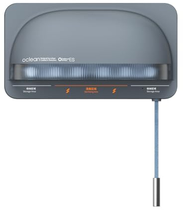 Oclean S1 Sterilizzatore UVC per spazzolino da denti, Batteria al Litio Ricaricabile con Cavo USB, Grigio