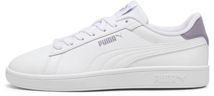 PUMA Unisex Smash 3.0 L Sneaker, White Pale Plum, 45 EU