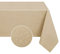 Romanstile Tischdecke Wachstuchtischdecken abwaschbar Tischdecke Khaki mit Leinenoptik Struktur PVC Wasserdicht Wetterfest Leinenoptik Tischtuch 140x180 cm für Outdoor,Garten,Draußen,Party,Weihnachten