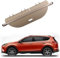 RUIHAHA Einziehbarer Auto Laderaumabdeckung Rollo für Toyota RAV4 2014-2019 Laderaumabdeckung Hintere Kofferraum Hutablage Cargo Cover Kofferraumabdeckung Zubehör,B/Canvas