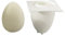 Fcnjsao Lindo molde de huevo de Pascua para velas resina epoxi manualidades molde de silicona huevo yeso jabón fácil de desmoldar libre