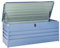 Beliani Große Metall-Gartentruhe 600 l blau Kissenbox Auflagenbox für die Terrasse wasserdicht Aufbewahrungsbox Gartenbox Cebrosa