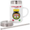 Mug Isotherme en Inox avec Couvercle et Paille - Le Royaume-Uni M'Appelle Marmite Cliché Anglais - 500 ml - Tasse Thermo