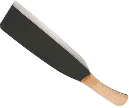 Roncola Ronca Machete Lama 24cm con manico in legno Coltello da esterno Full Tang Bushcraft Coltello Falcetto per Legna, Innesto Rami e Taglio Erba, per il giardinaggio, la caccia e l'outdoor 2315047