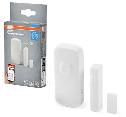 OSRAM SMART+ Sensor zur Erkennung offener Türen und Fenster mit WiFi-Technologie, nicht dimmbar, IP20, weiß, Kunststoff