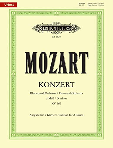Piano Concerto No. 20 in D minor K466 (Edition for 2 Pianos) (Edition Peters)