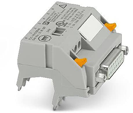 PHOENIX CONTACT PLC-V8/D15B/IN V8 Systemanschluss für 8 x Relaismodul, SPS-Systemverkabelung von Eingangskarten, 8 Anzahl der Kanäle, plusschaltend
