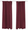 Victoria M. Aurora Verdunkelungsvorhang Blickdicht Thermovorhang mit Kräuselband, für Gardinenstangen und -schienen 140 x 245cm, Bordeaux, 2er Pack