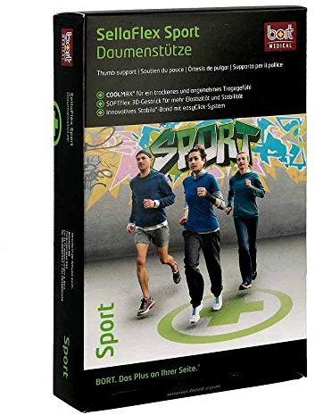 Bort Sellaflex Daumenstütze Sport L schwarz-grün 1 stk