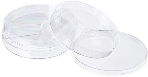 KING SCIENTIFIC CT-XF9T-BOVP 94MM 3 COMPARTMENT TRIPLE VENT PLASTIC PETRI DISH (PACK 20)