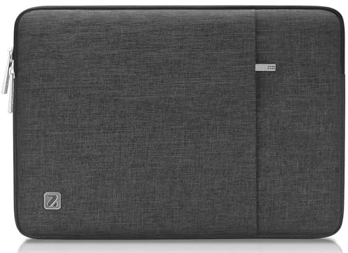 NIDOO 14 Pollici Custodia Protettiva Laptop Borsa Porta PC Portatile Notebook Case Cover Custodie Morbide per 15 Surface Laptop 3 4/14 Chromebook 3/ThinkPad P14s T14 L14/Swift 7 Pro, Grigio Scuro