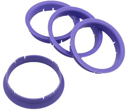 KONIKON 4X Zentrierringe 63,3 x 60,1 mm Lila Felgenringe Adapterringe für Verschiedene Felgen passend für Renault, Toyota, FIAT, Suzuki, Lexus, BMW