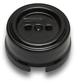FONTINI - GARBY - Prise sans terre Porcelaine Noire 16A-250V Réf 30205273
