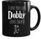 Kaffee-Tasse I love you like Dobby loves socks Valentinstag Liebe MoonWorks® schwarz unisize