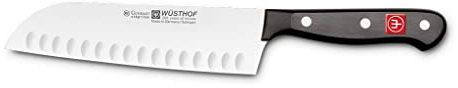 WÜSTHOF Santoku-1035046017 Santoku, Acciaio Inossidabile, Colore: Rosso