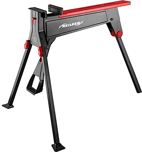Neilsen Portable Hardware Clamp Vise, Black, Red