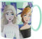 ILS I LOVE SHOPPING Tazza Bicchiere in plastica 350ml per Microonde con manico Bambini colazione BPA-free (Frozen)