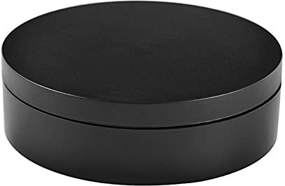 Présentoir Rotatif, Présentoir Rotatif électrique Rotation à 360 Degrés Porte-Bijoux à Plateau Tournant Motorisé De 12 Cm pour La Photographie Noir Taille Unique