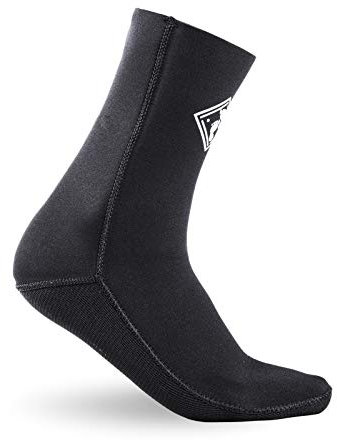 Two Bare Feet Neoprene Wetsuit Socks – 2.5mm, 5mm & 7mm Thickness – Thermal, Flexible, Durable Design - Perfect for Surfing, Diving & Water Sports (Medium, 2.5mm)