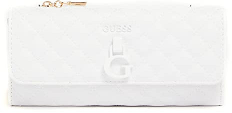 Portafoglio Guess rue rose slg trapuntato QP848753 white