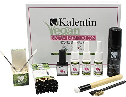 KALENTIN - KIT PRO Laminazione Sopracciglia Professionale VEGANO completo di mousse - 25-30 Applicazioni - KLC LASH LIFT PROFESSIONAL