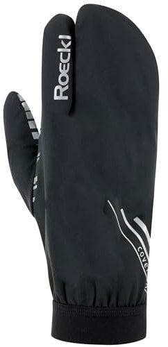 Roeckl Rottal Winter Fahrrad Handschuhe lang Cover Trigger schwarz 2023: Größe: 7