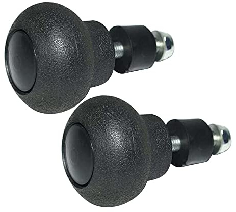 RUIFUU 2Pcs Steering Wheel Knob Spinner, Steering Wheel Power Handle Spinner Knob Turning Aid Ball Tractor Forklift Accessories for Tractors, Forklifts, Trucks, Lawn Mowers, Cars, Boats